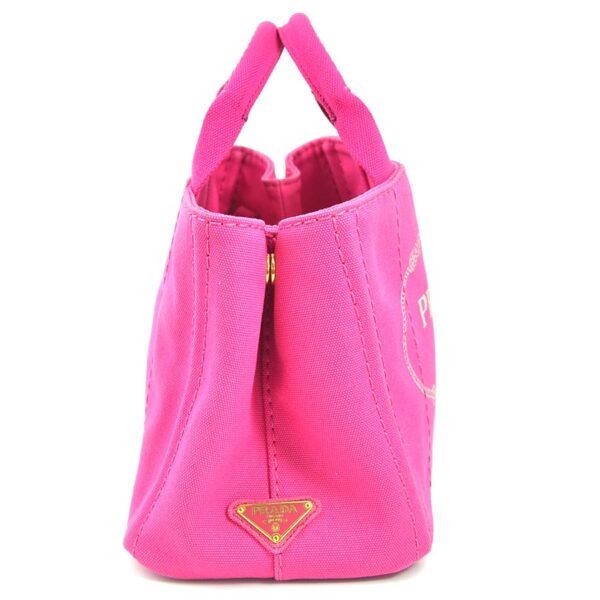 r9888a 1 Prada Canvas Tote Bag Pink