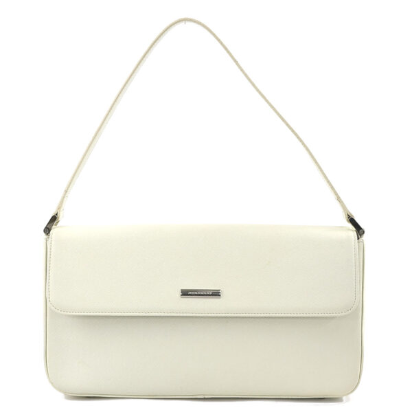 r9968i Burberry Leather Handbag White