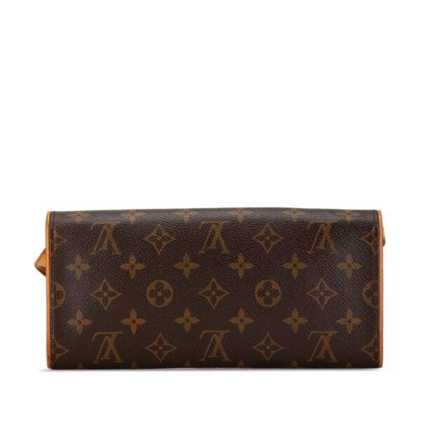 rfoepv7jyjx89j0x 3 Louis Vuitton Monogram Pochette Twin GM Shoulder Bag Brown