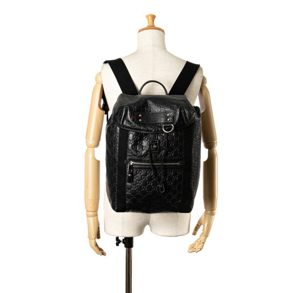 rq6u7by37jijmhyb 11 Gucci Guccisima Rucksack Black