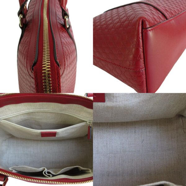 s0012a 6 c Gucci Micro Guccissima Leather Shoulder Bag Red