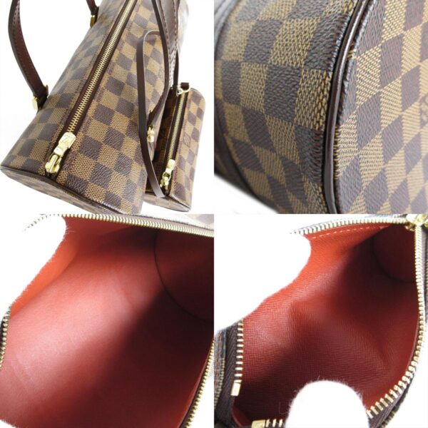 s0057a 6 c Louis Vuitton Papillon Damier Canvas Handbag Brown