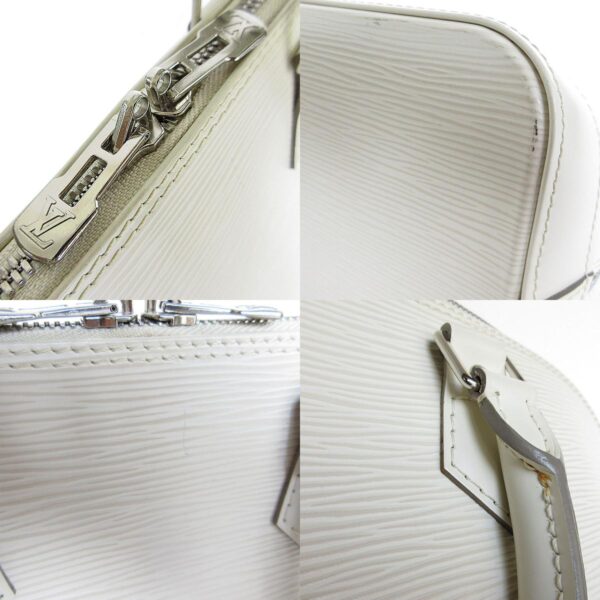 s0062a 6 c Louis Vuitton Alma Epi Leather Handbag Off White