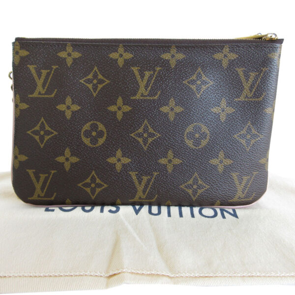 s0088f 1 Louis Vuitton Vivienne Pochette Double Zip Crossbody Bag Brown