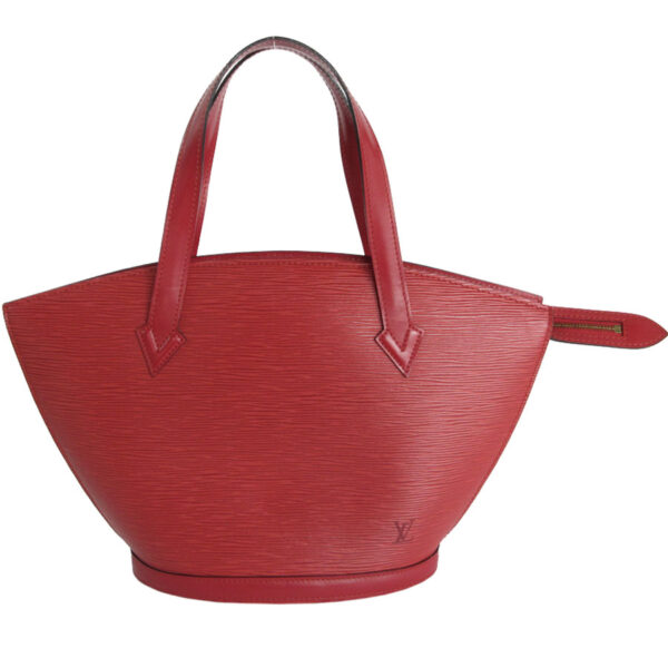 s0117f Louis Vuitton Saint Jacques Epi Leather Handbag Red