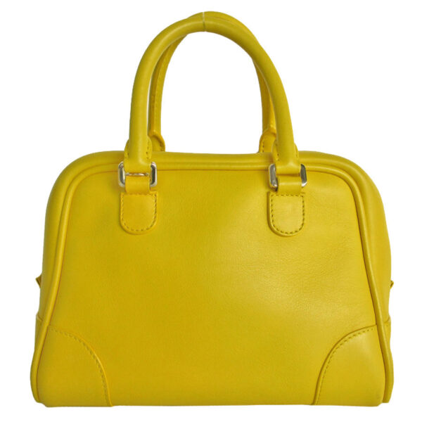 s0137a 1 Loewe Amazona 75 Small Leather Handbag Yellow