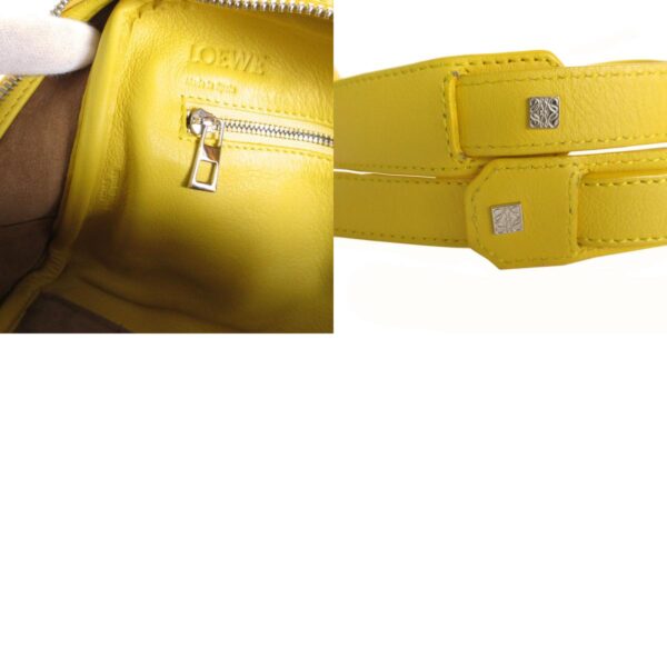 s0137a 10 c Loewe Amazona 75 Small Leather Handbag Yellow