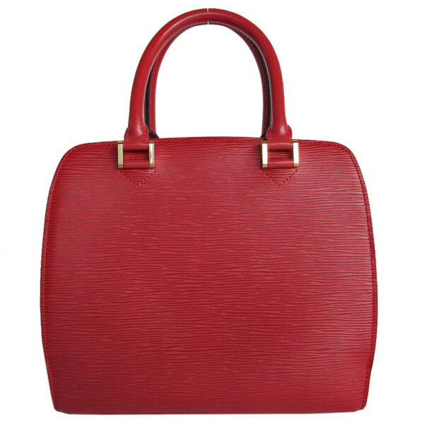 s0139f 1 Louis Vuitton Pont Neuf Epi Leather Handbag Red