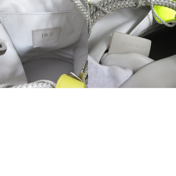 s0149i 10 c Dior Shoulder Bag Nylon Neon Yellow