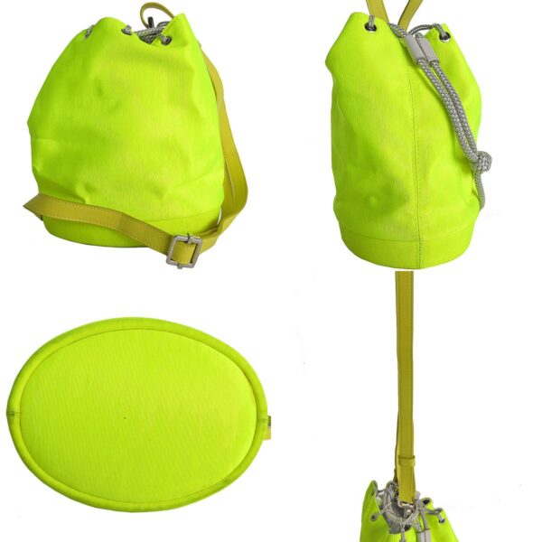 s0149i 2 c Dior Shoulder Bag Nylon Neon Yellow