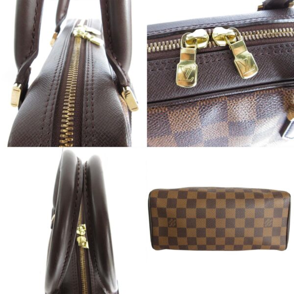 s0168a 3 c Louis Vuitton Brera Damier Canvas Handbag Brown