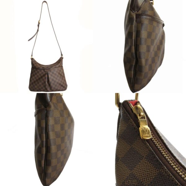 s0229a 2 c Louis Vuitton Bloomsbury PM Damier Canvas Crossbody Bag Brown