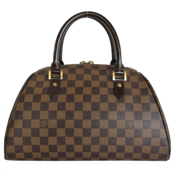 s0230a 1 Louis Vuitton Rivera MM Damier Canvas Handbag Brown