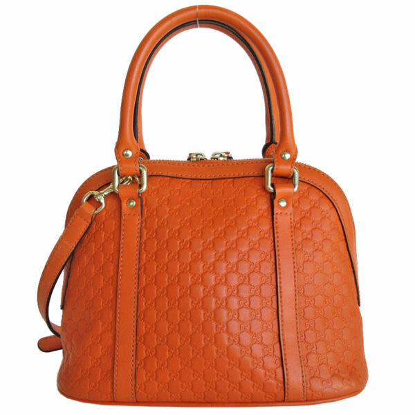 s0237a 1 Gucci Micro Guccissima Leather Shoulder Bag Orange