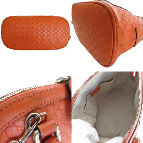 s0237a 6 c Gucci Micro Guccissima Leather Shoulder Bag Orange