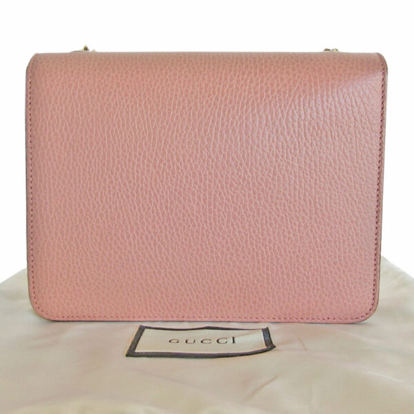 s0238a 1 Gucci Interlocking G Leather Crossbody Shoulder Bag Pink Beige