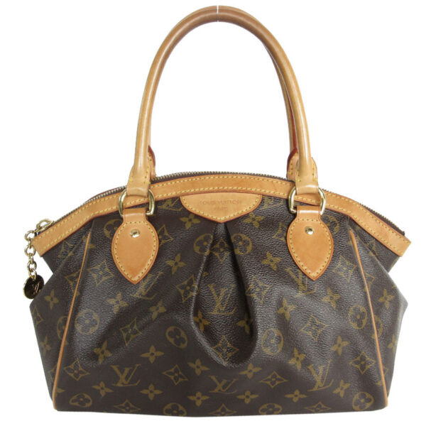 s0264a Louis Vuitton Tivoli PM Monogram Canvas Handbag Brown