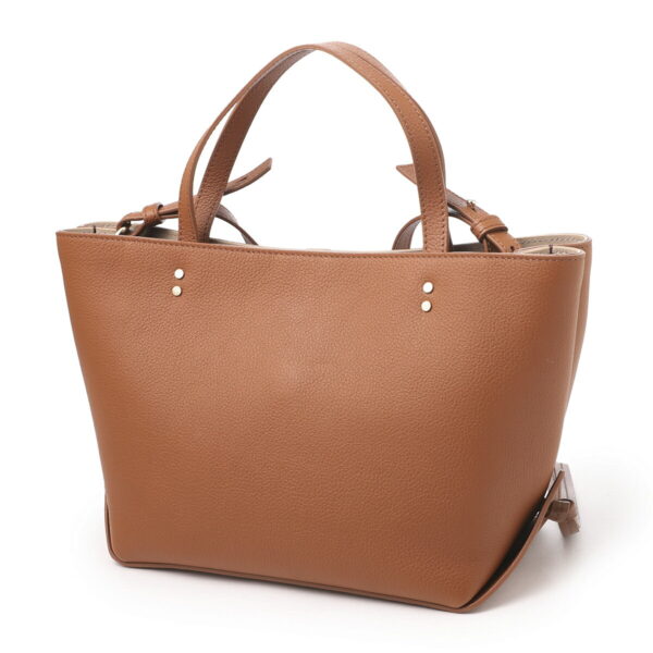 s119j3204 Chloe Sense East West 2Way Tote Bag Leather Tan Brown