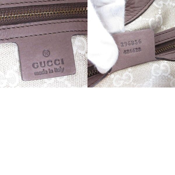 s200a 10 c Gucci Nubuck Handbag Brown