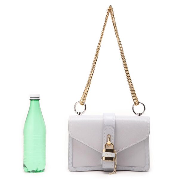 s206b7203 Chloe Aby Shoulder Bag Leather Cloud