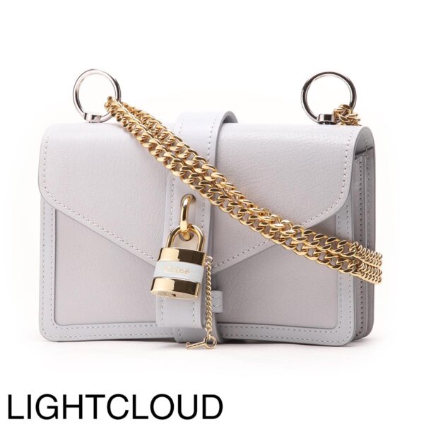 s206b7211 Chloe Aby Shoulder Bag Leather Cloud