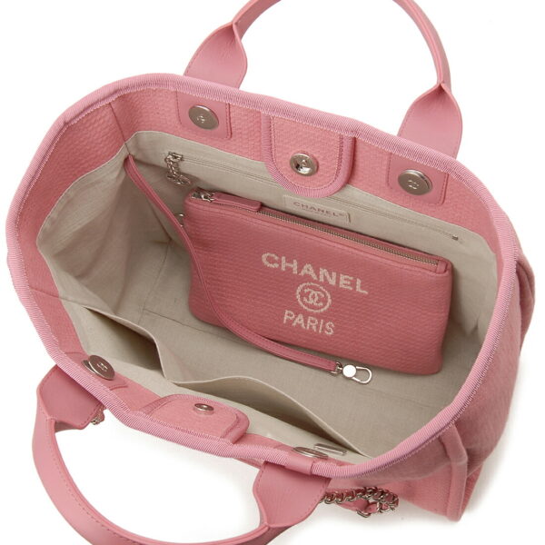 s3257 b07300 ni682 2 Chanel Small Shopping Tote Bag Pink