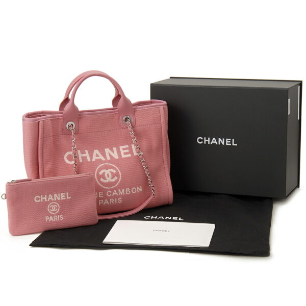 s3257 b07300 ni682 3 Chanel Small Shopping Tote Bag Pink