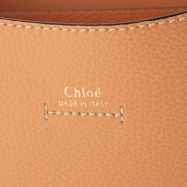 s344c6111 Chloe Darryl Saddle Bag Leather Peach Bloom