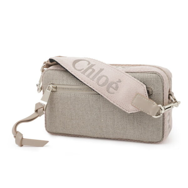 s432l1302 Chloe Woody Belt Bag 3Way Leather Blushy Beige