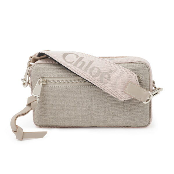 s432l1305 Chloe Woody Belt Bag 3Way Leather Blushy Beige