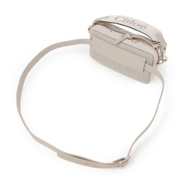 s432l1306 Chloe Woody Belt Bag 3Way Leather Blushy Beige