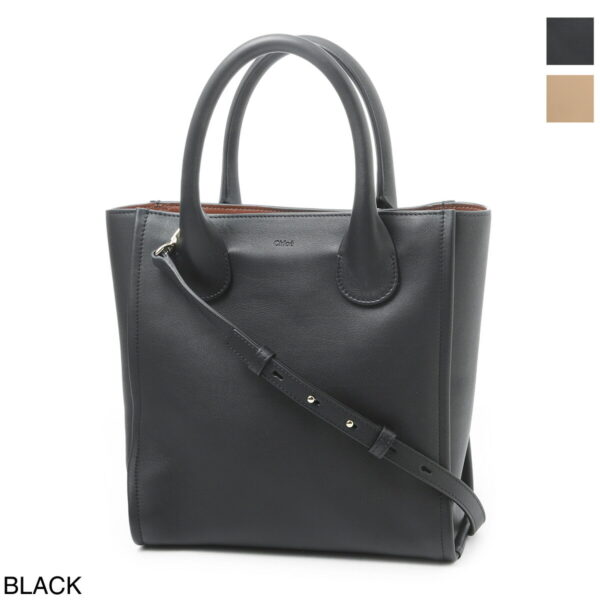 s458f4601 Chloe Joyce Small Tote Bag Leather Black