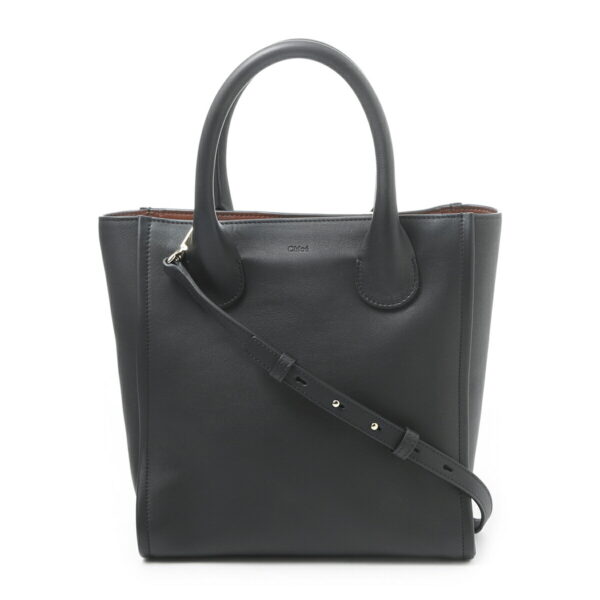 s458f4602 Chloe Joyce Small Tote Bag Leather Black