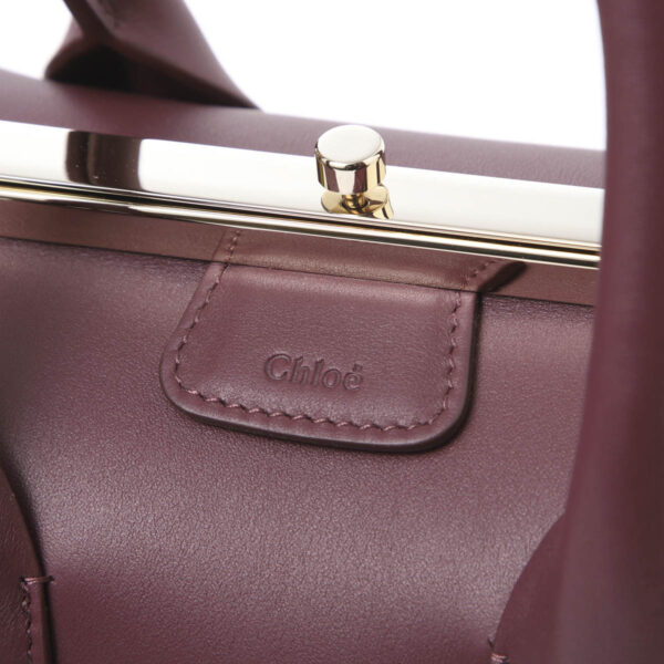 s460f4609 Chloe Joyce Shoulder Bag Leather Burgundy