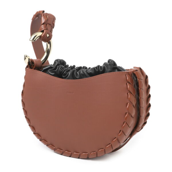 s571h9501 Chloe Mate Hobo Shoulder Bag Leather Sepia Brown