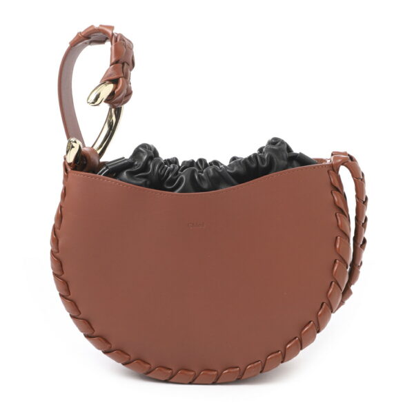 s571h9502 Chloe Mate Hobo Shoulder Bag Leather Sepia Brown