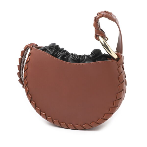 s571h9504 Chloe Mate Hobo Shoulder Bag Leather Sepia Brown