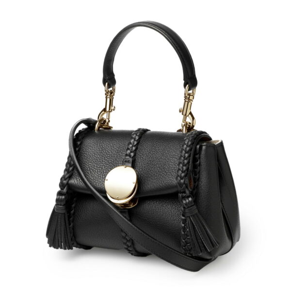 s575k1502 Chloe Penelope Mini 2Way Handbag Leather Black