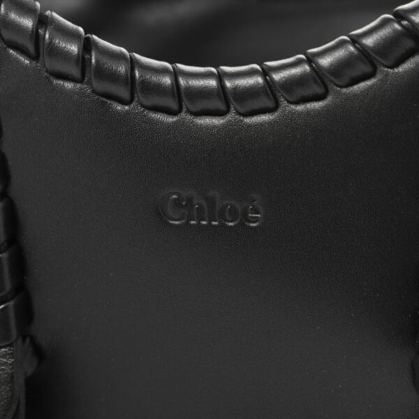 s590l0209 Chloe Small Mony Tote Bag Leather Black