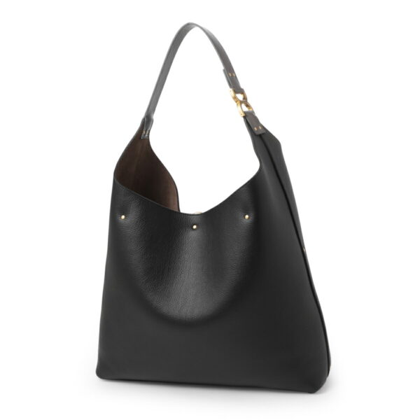 s630i3106 Chloe Marcie Hobo Bag Leather Black