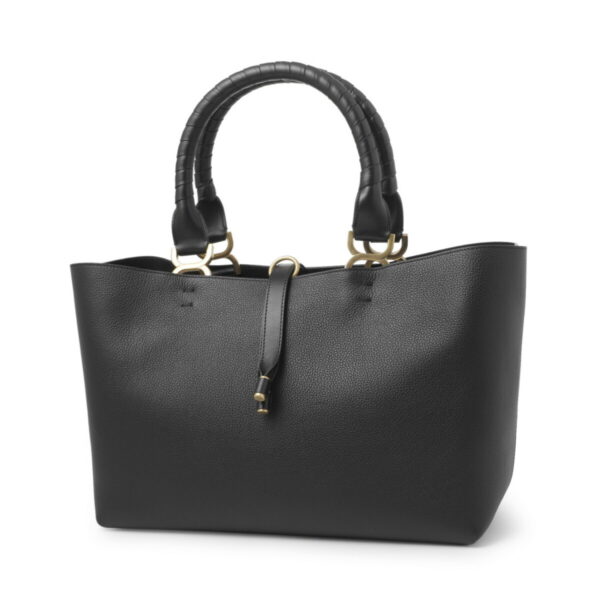 s651i3101 Chloe Small Marcie Tote Bag Leather Black