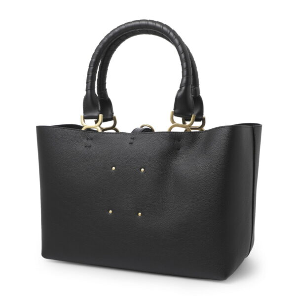 s651i3104 Chloe Small Marcie Tote Bag Leather Black