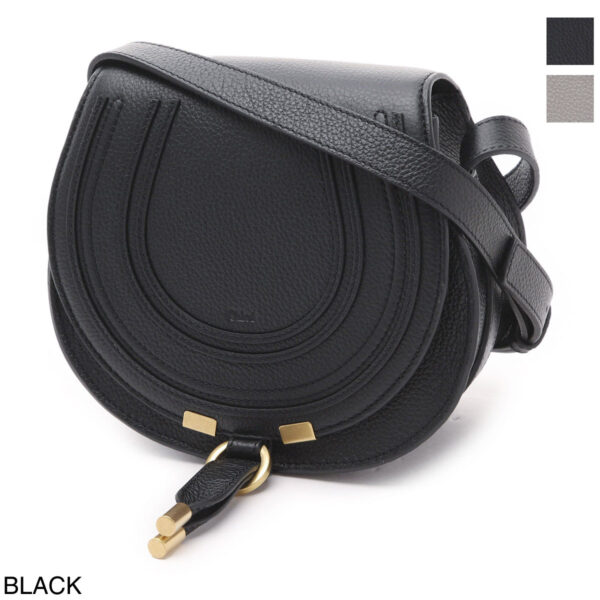 s680f0101 Chloe Marcie Shoulder Bag Leather Black