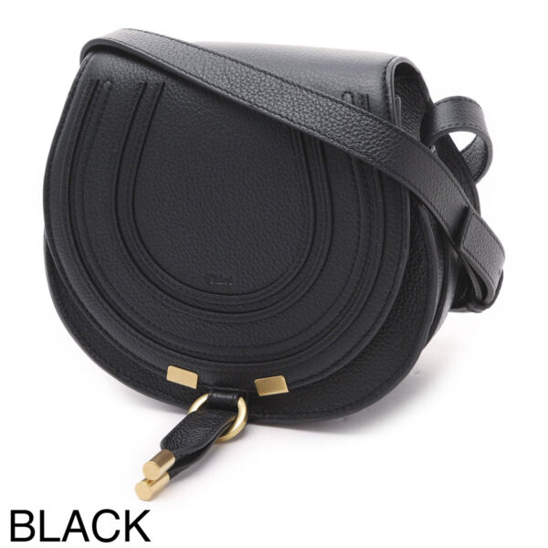 s680f0111 Chloe Marcie Shoulder Bag Leather Black