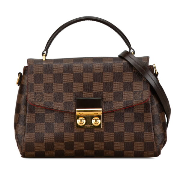 scyjgvq6cqdnu8pd 1 Louis Vuitton Damier Croisette PM 2WAY Shoulder Bag Brown