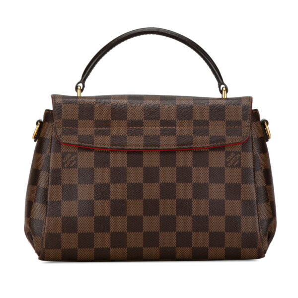 scyjgvq6cqdnu8pd 3 Louis Vuitton Damier Croisette PM 2WAY Shoulder Bag Brown