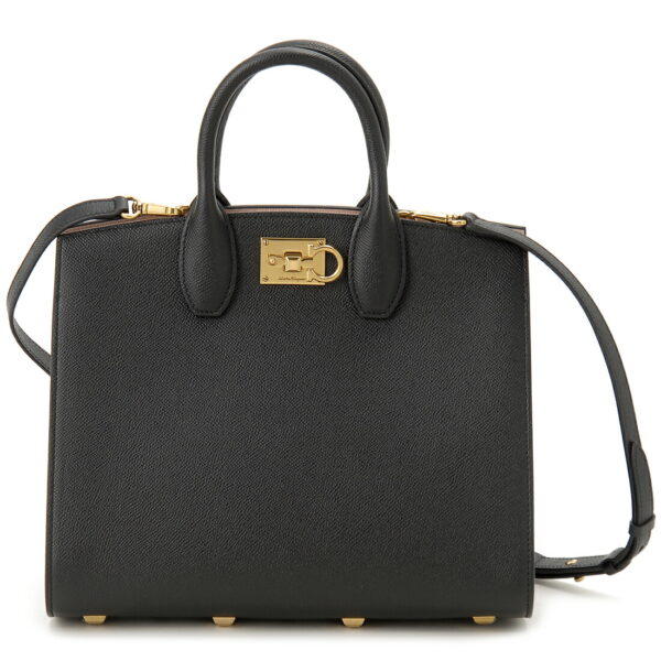 sfe21 0398 740941 Ferragamo Tote Bag Black