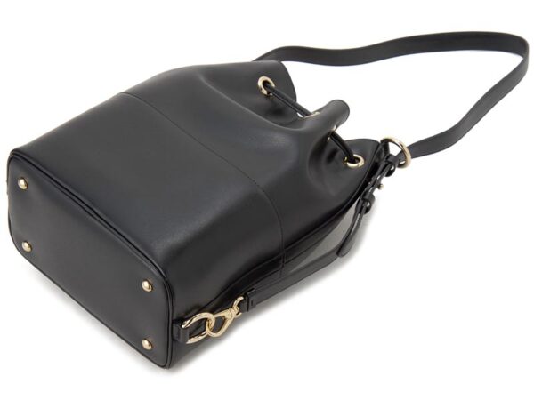 sfe21 h085 694900 1 Ferragamo Leather Pochette Black