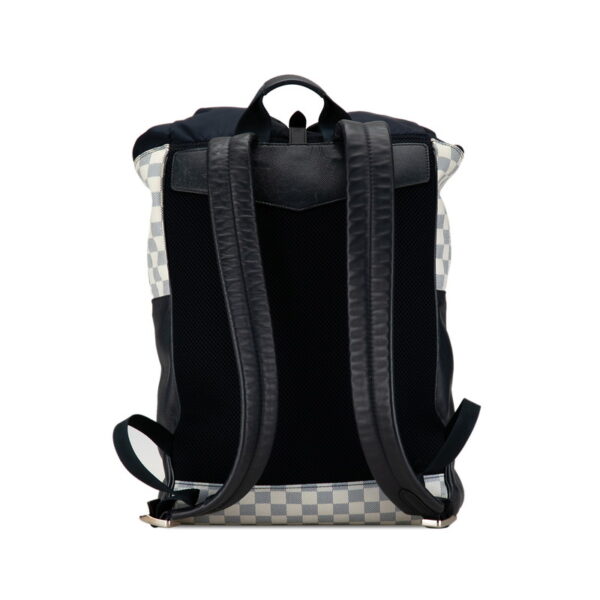 snki7o4s43l5ky9k 3 Louis Vuitton Damier Coast Match Point Nylon Rucksack Blue White