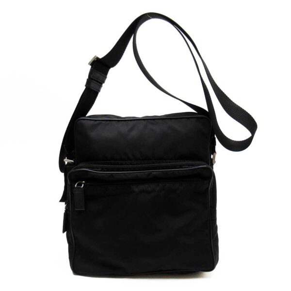 t16165e Prada Nylon Crossbody Bag Black